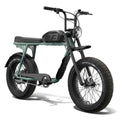 Front view of the SUPER73-S2 Laguna ebike in Agave Green
