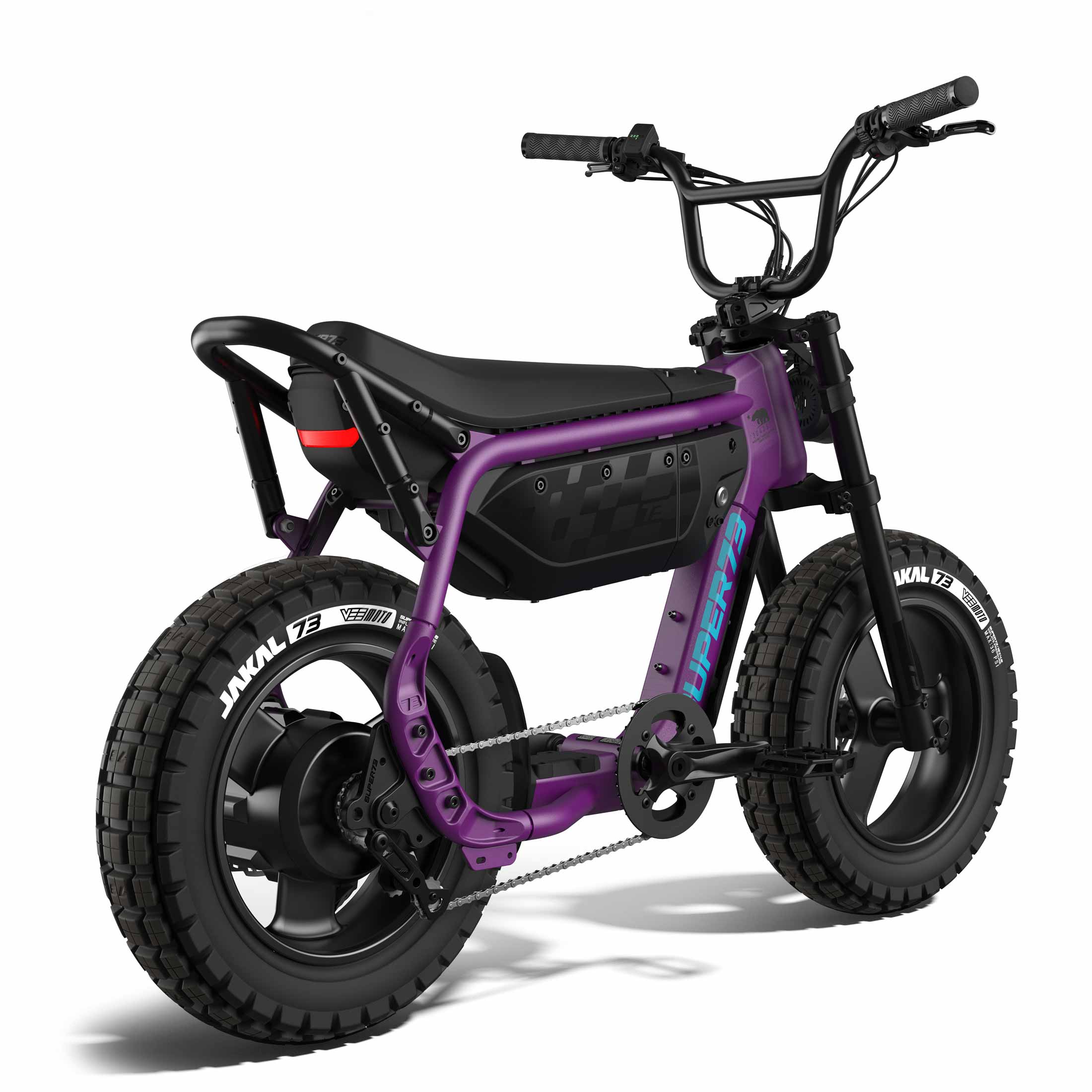 Rear view of the SUPER73-MZFT ebike in Cullenberry