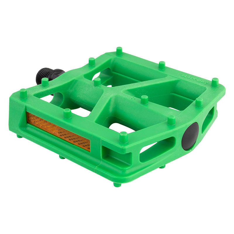 T-Bar Pedals in Green, platform pedal product image