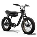 Front view of the SUPER73-ZX SE ebike in Bandit