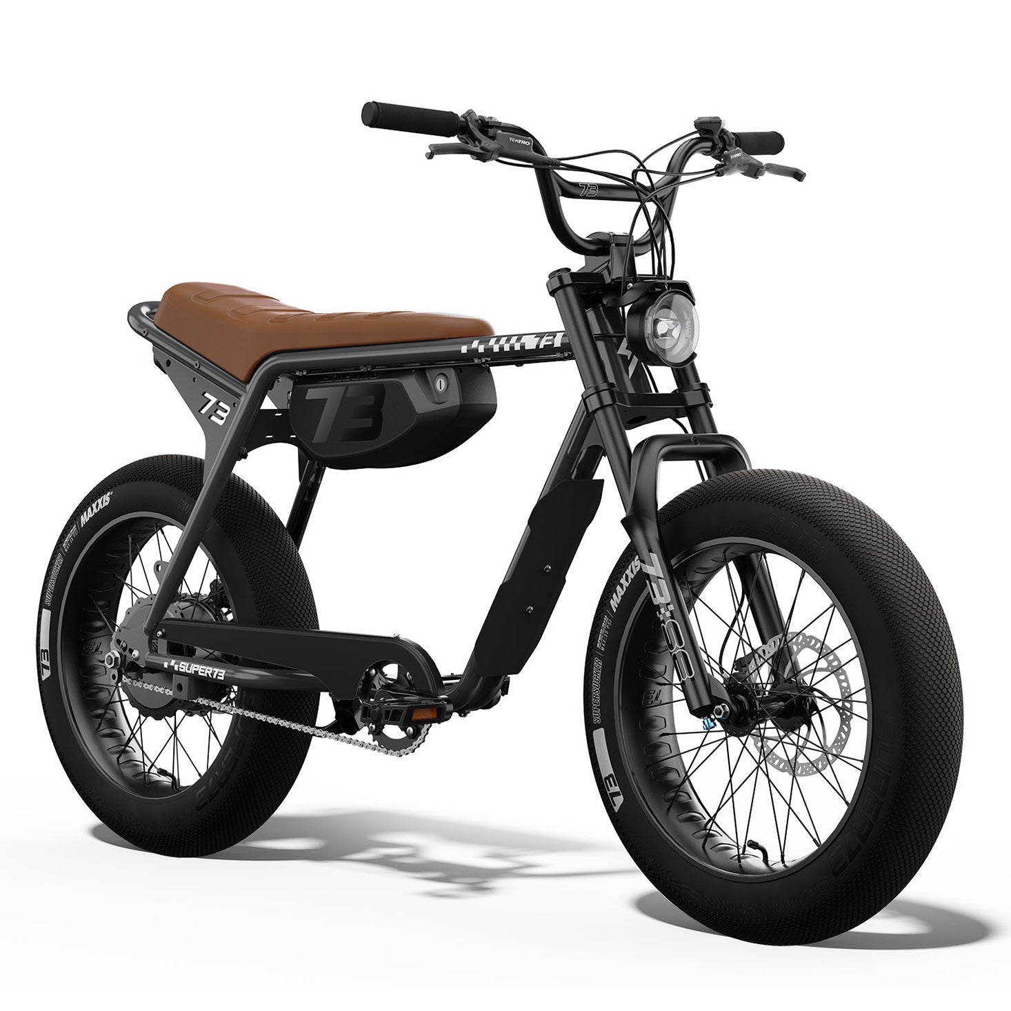 Front view of the SUPER73-ZX SE ebike in Palladium
